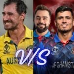 afghanistan national cricket team vs australian men’s cricket team timeline