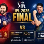 Royal Challengers Bengaluru Vs Gujarat Titans Match Scorecard